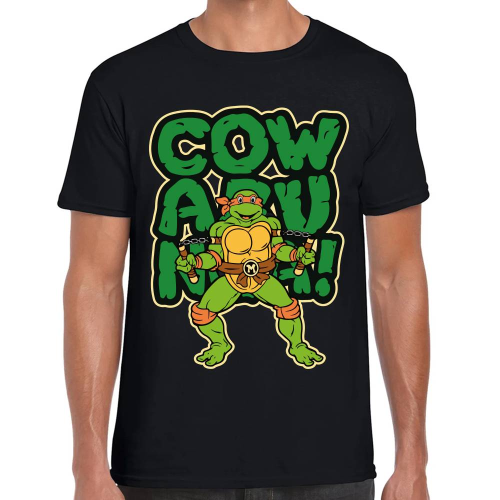 Playera Miguel Angel Tortugas Ninja Algodón Premium #0003074