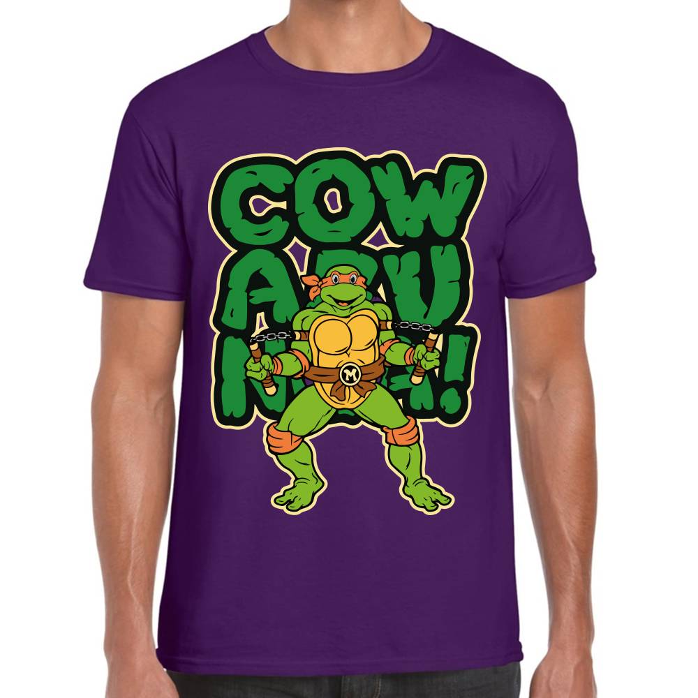 Playera Miguel Angel Tortugas Ninja Algodón Premium #0003074