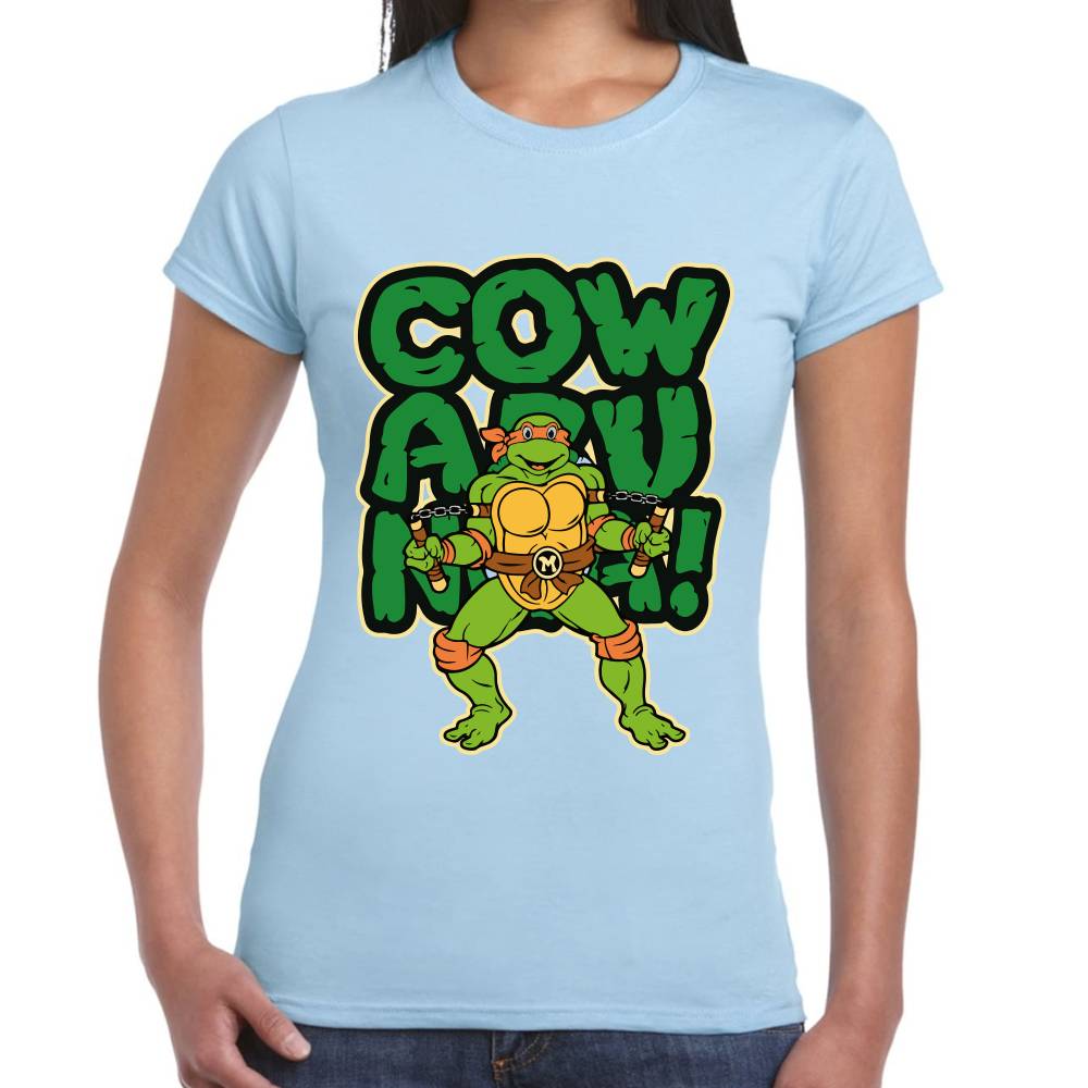 Playera Miguel Angel Tortugas Ninja Algodón Premium #0003074