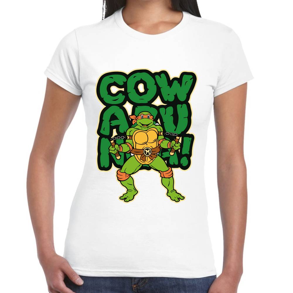 Playera Miguel Angel Tortugas Ninja Algodón Premium #0003074
