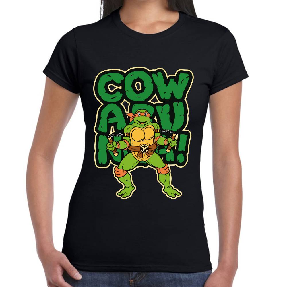 Playera Miguel Angel Tortugas Ninja Algodón Premium #0003074