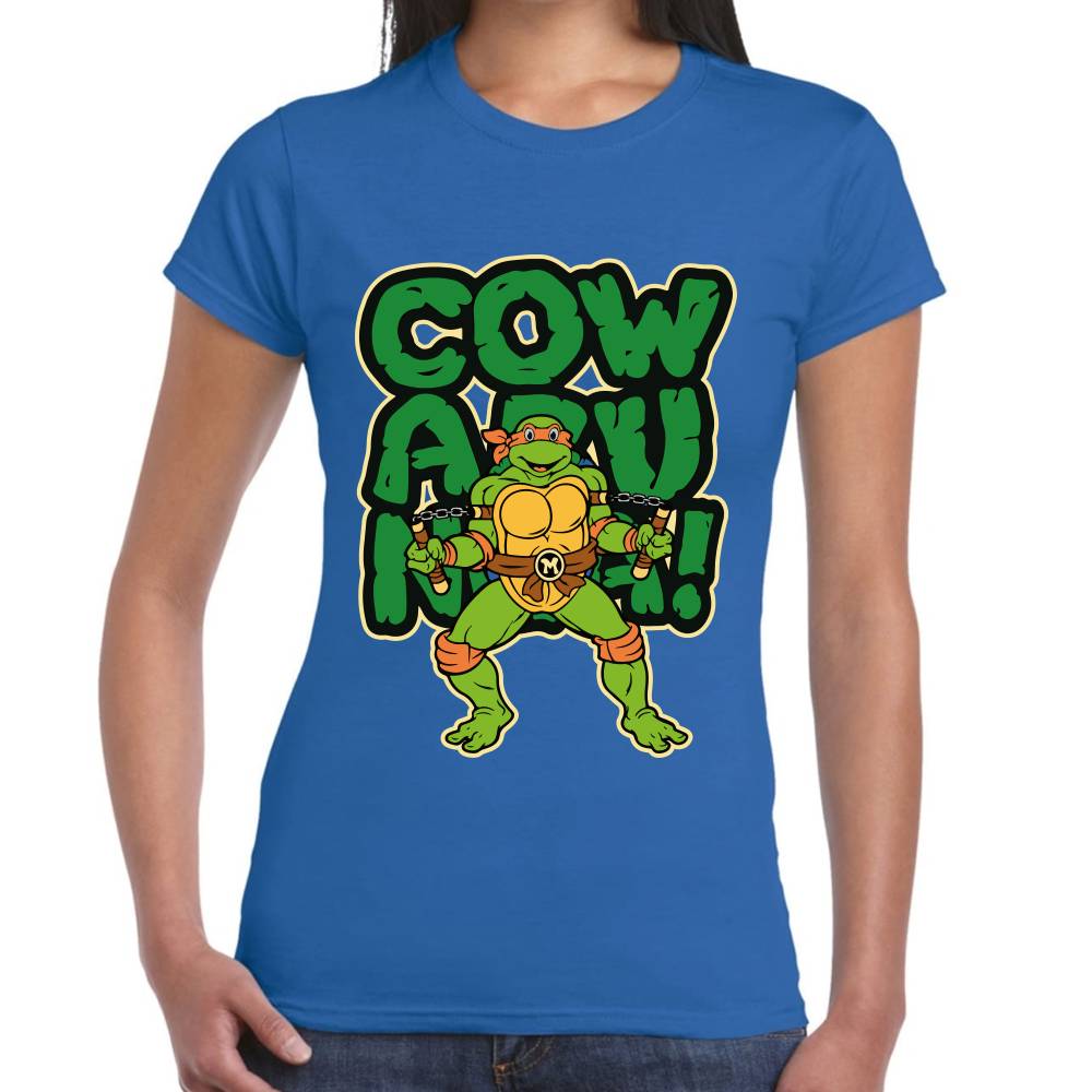 Playera Miguel Angel Tortugas Ninja Algodón Premium #0003074