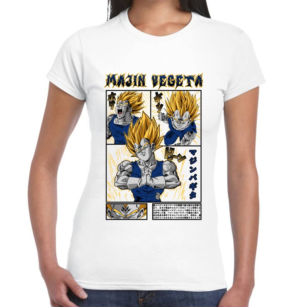 Playera Majin Vegeta Dragon Ball #0003076