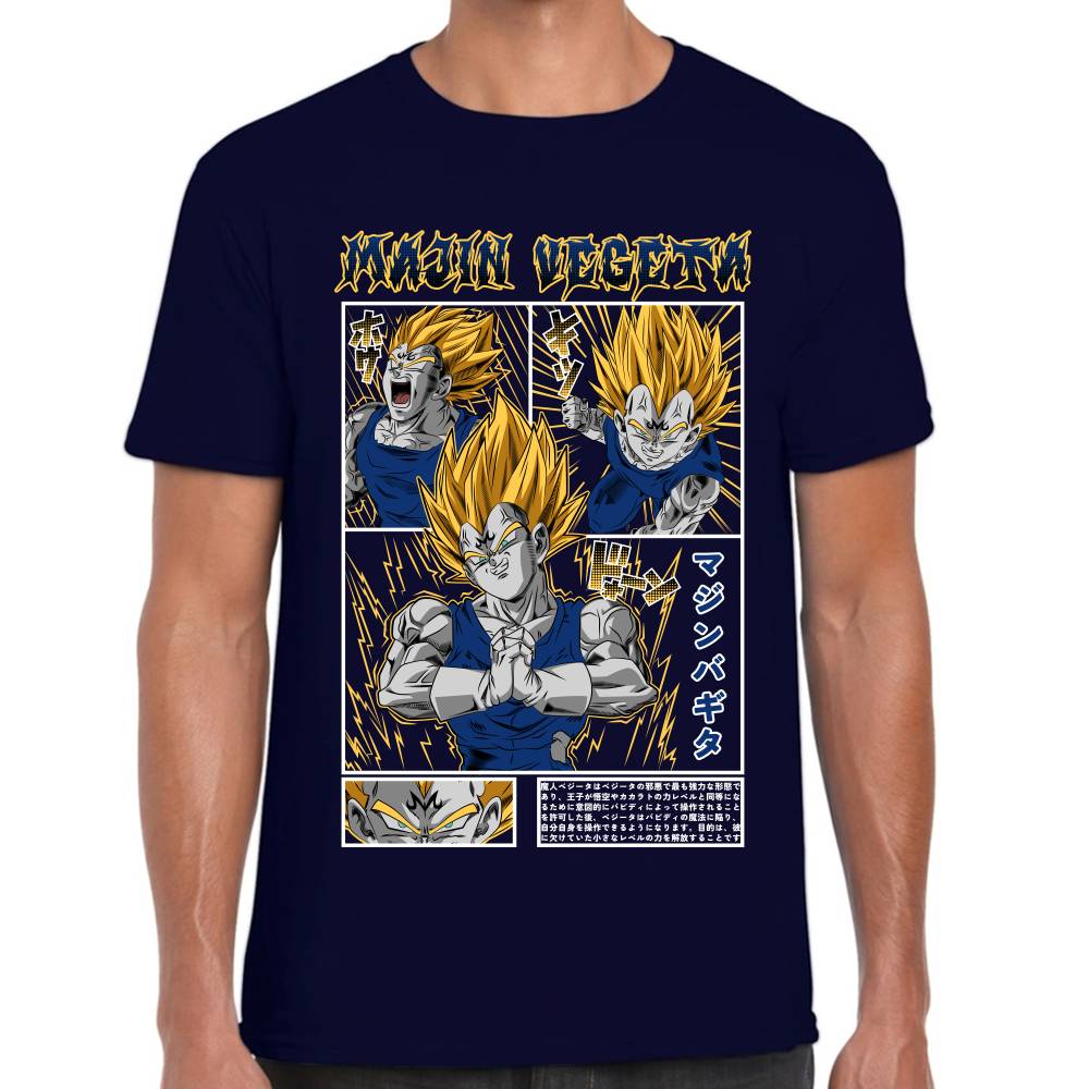 Playera Majin Vegeta Dragon Ball #0003076