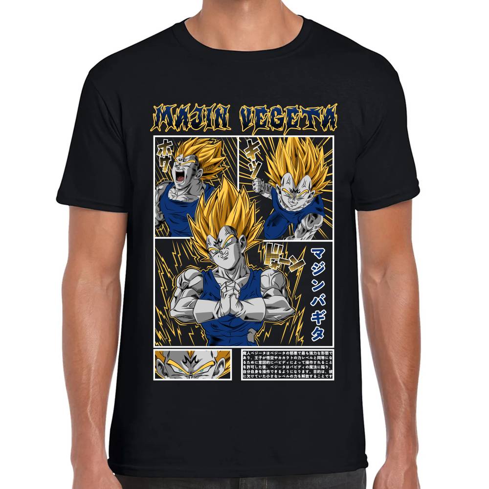 Playera Majin Vegeta Dragon Ball #0003076