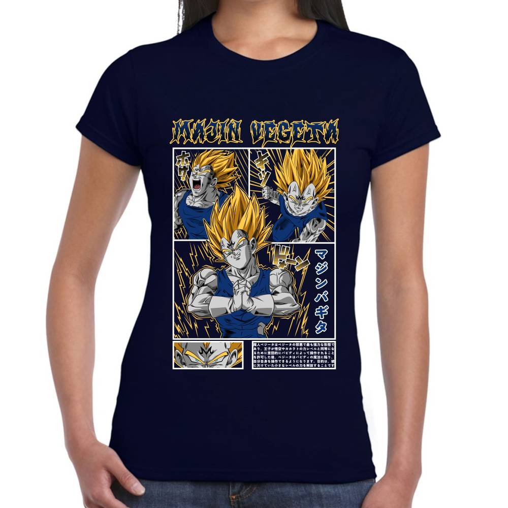 Playera Majin Vegeta Dragon Ball #0003076