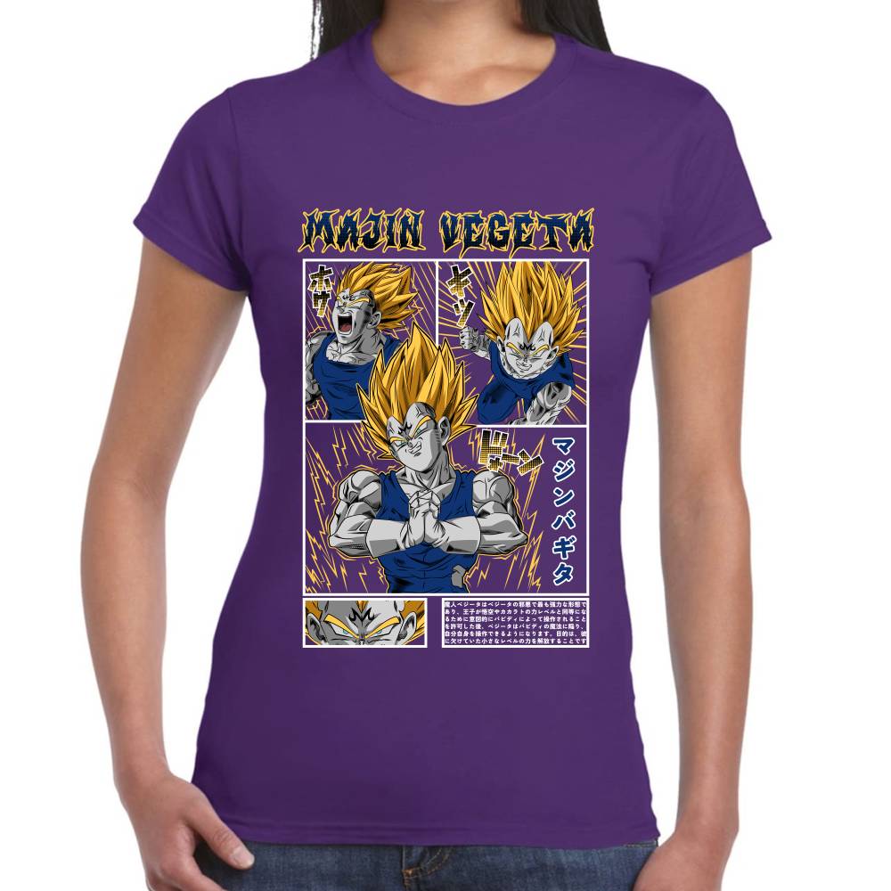 Playera Majin Vegeta Dragon Ball #0003076