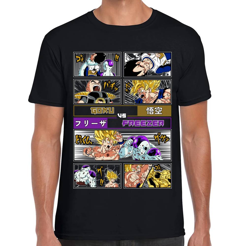 Playera Goku Vs Freezer Dragon Ball Z #0003081
