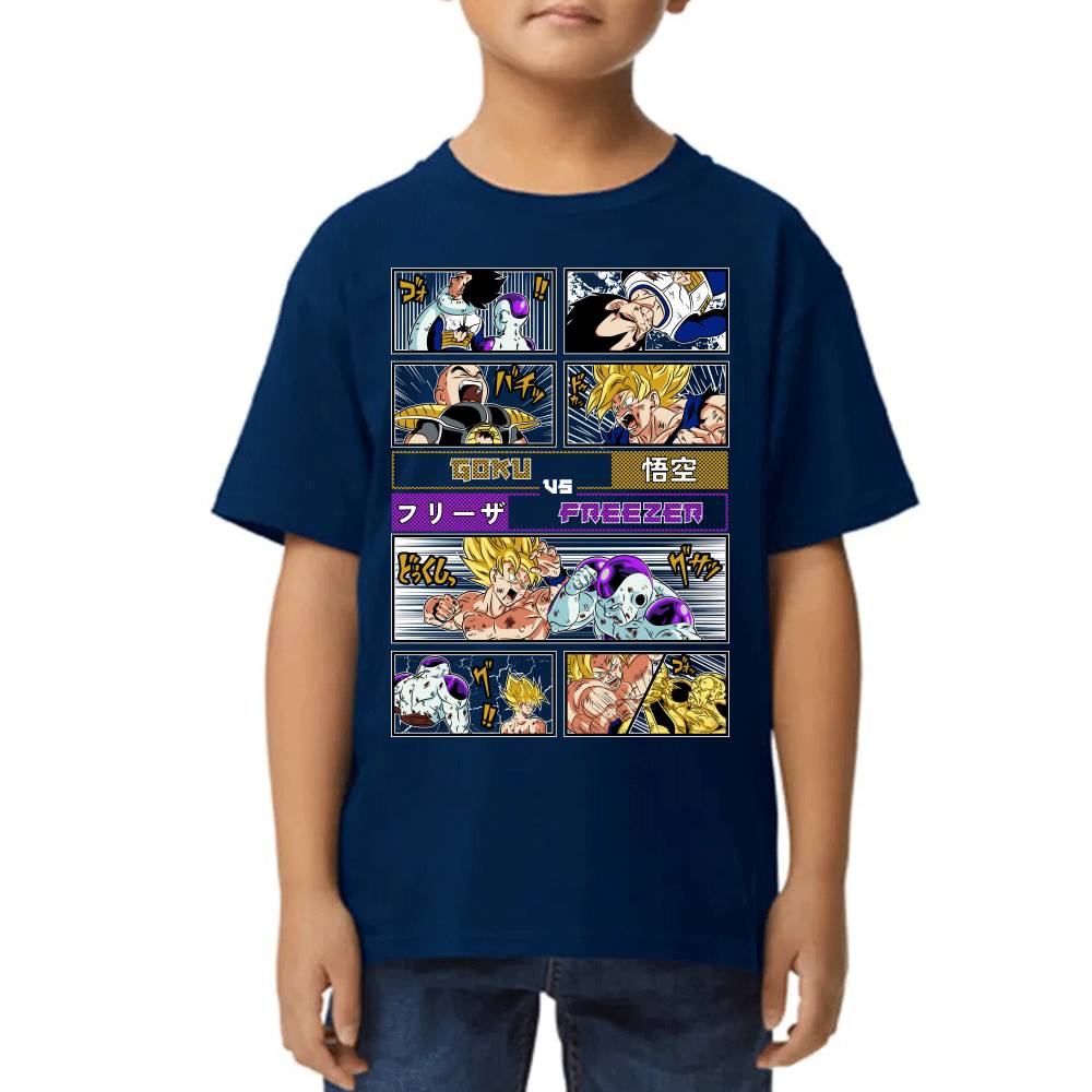 Playera Goku Vs Freezer Dragon Ball Z #0003081