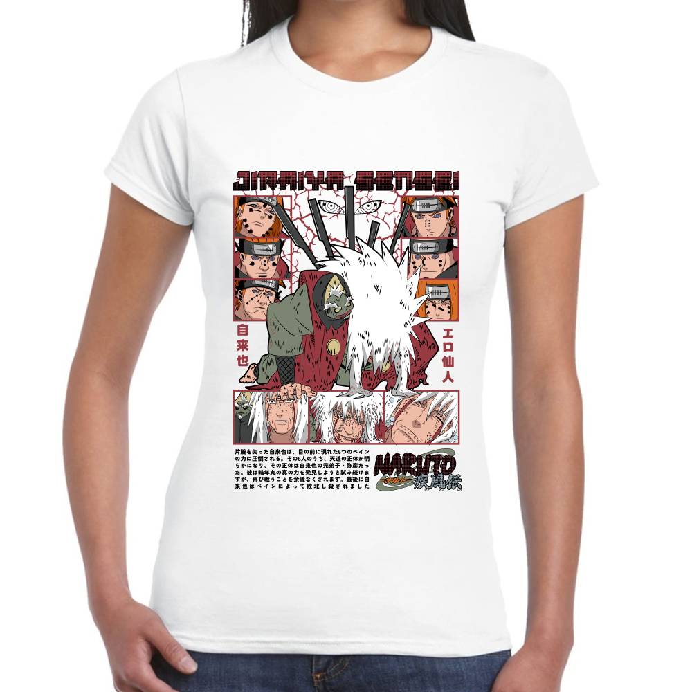 Playera Jiraiya Naruto Algodón Premium #0003082