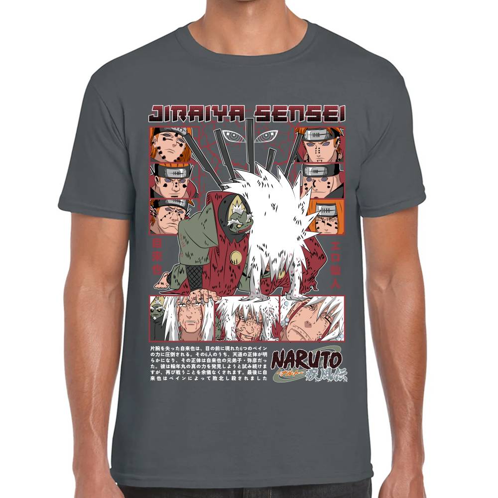 Playera Jiraiya Naruto Algodón Premium #0003082