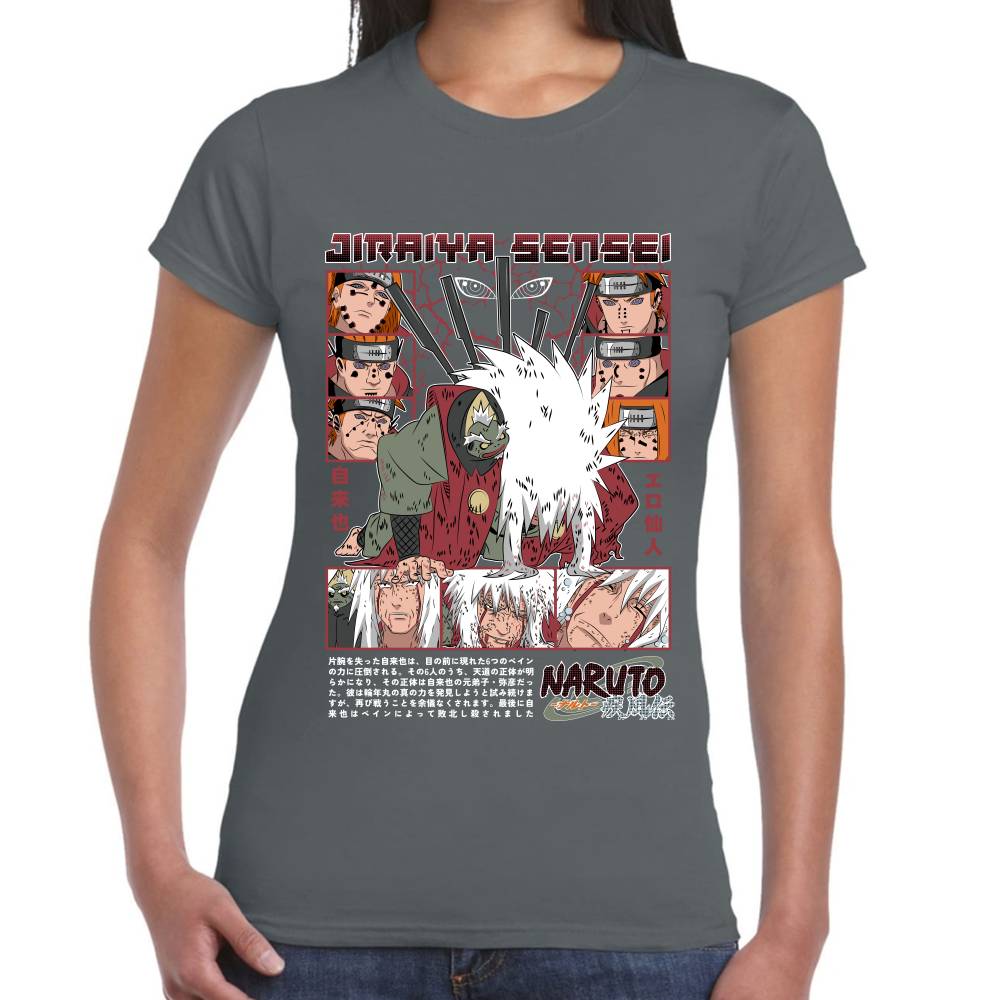 Playera Jiraiya Naruto Algodón Premium #0003082