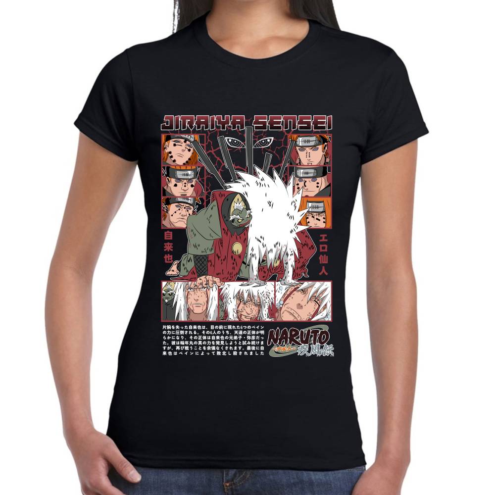 Playera Jiraiya Naruto Algodón Premium #0003082 Imagen secundaria del producto