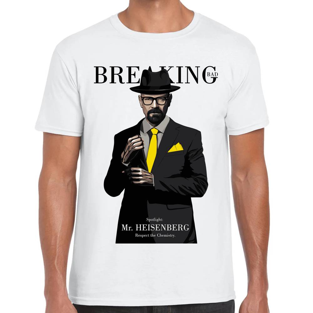 Playera Heisenberg Breaking Bad Algodón Premium #0003083