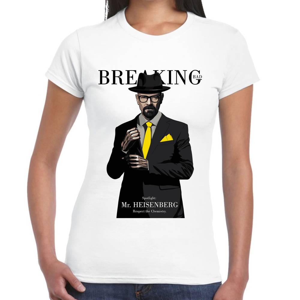 Playera Heisenberg Breaking Bad Algodón Premium #0003083