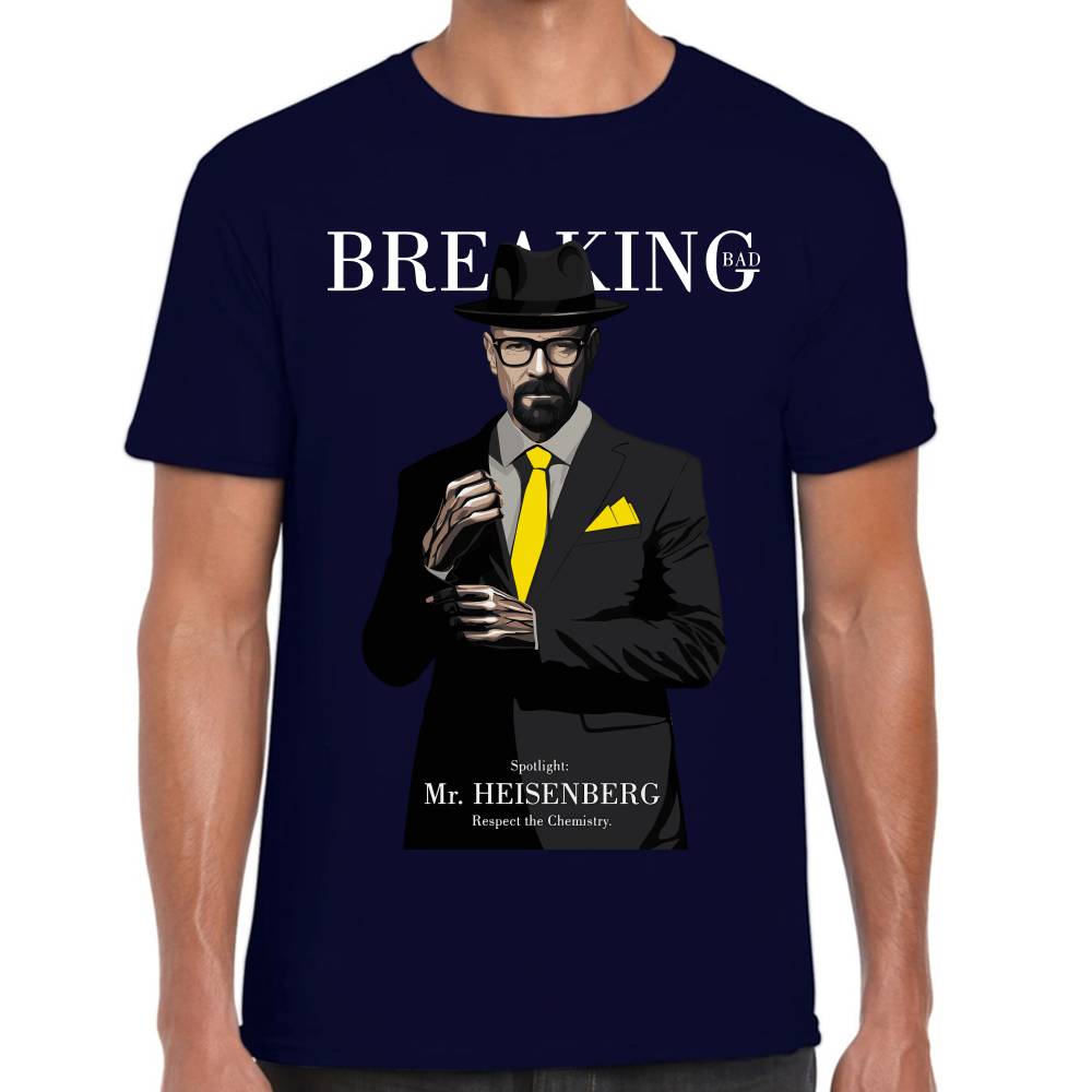 Playera Heisenberg Breaking Bad Algodón Premium #0003083
