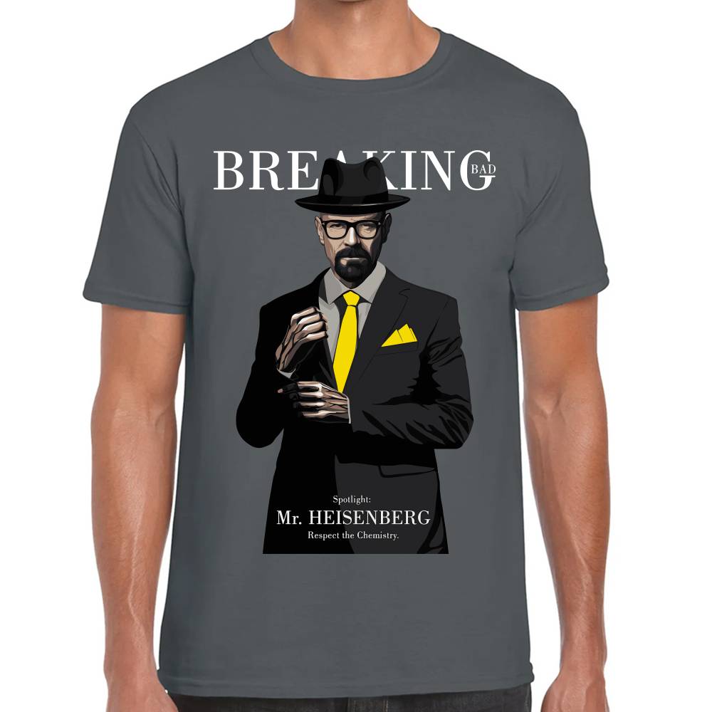 Playera Heisenberg Breaking Bad Algodón Premium #0003083