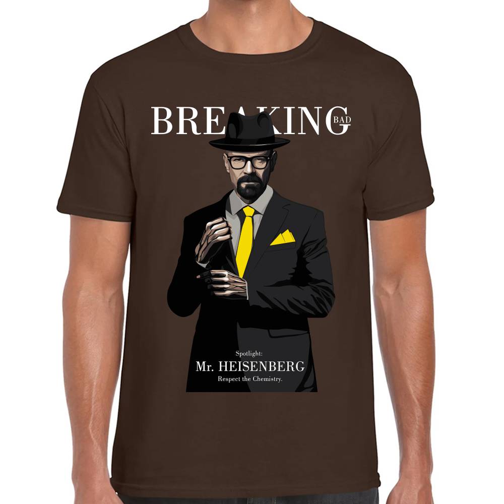 Playera Heisenberg Breaking Bad Algodón Premium #0003083