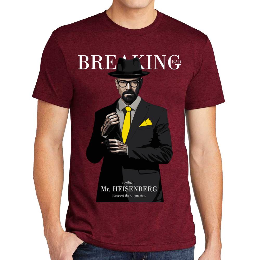 Playera Heisenberg Breaking Bad Algodón Premium #0003083