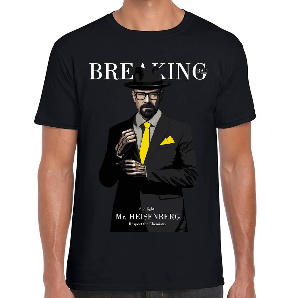 Playera Heisenberg Breaking Bad Algodón Premium #0003083