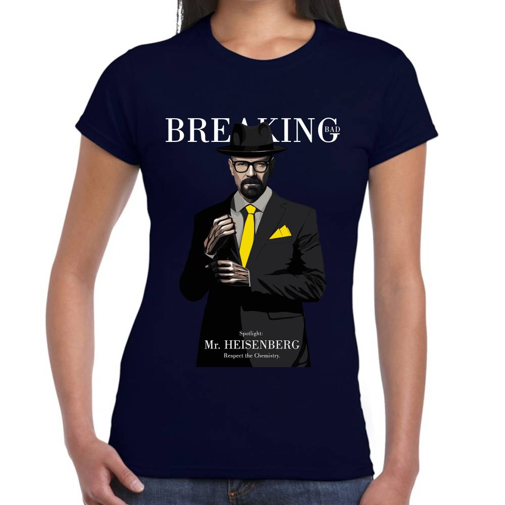 Playera Heisenberg Breaking Bad Algodón Premium #0003083