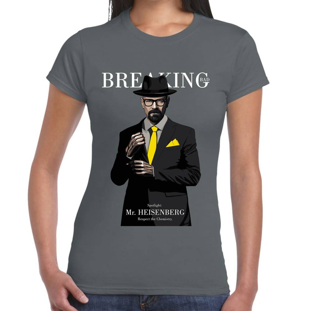 Playera Heisenberg Breaking Bad Algodón Premium #0003083