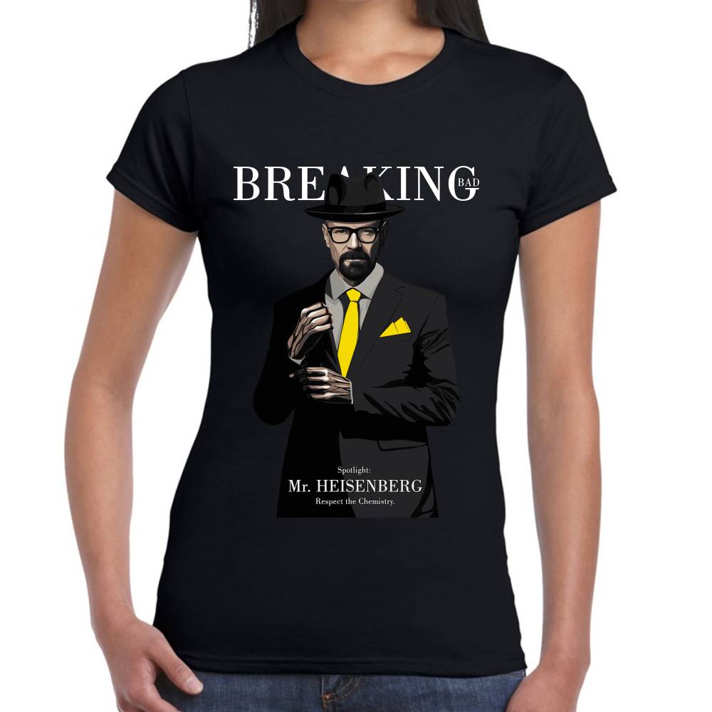 Playera Heisenberg Breaking Bad Algodón Premium #0003083