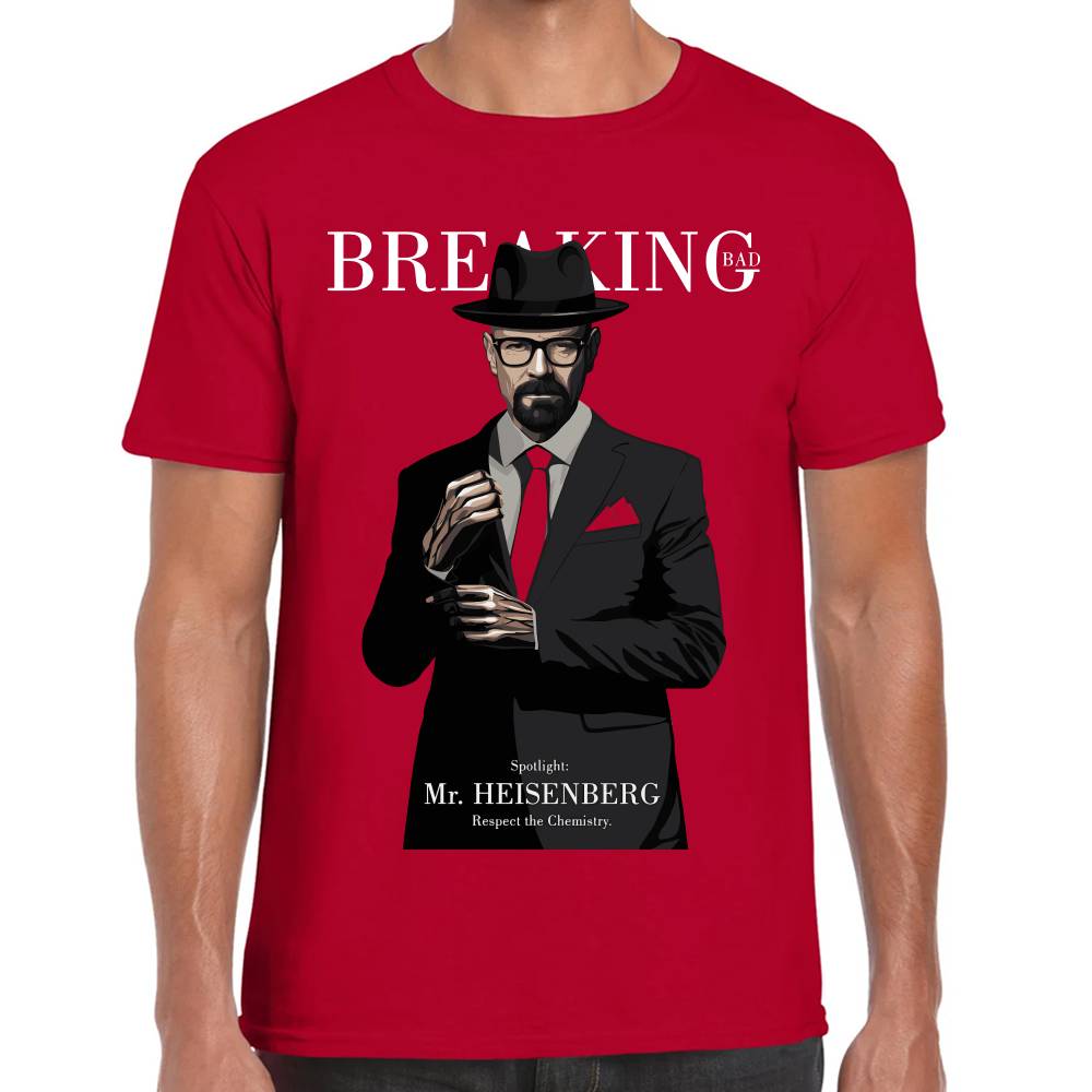 Playera Heisenberg Breaking Bad Algodón Premium #0003083