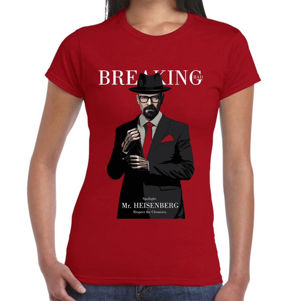 Playera Heisenberg Breaking Bad Algodón Premium #0003083