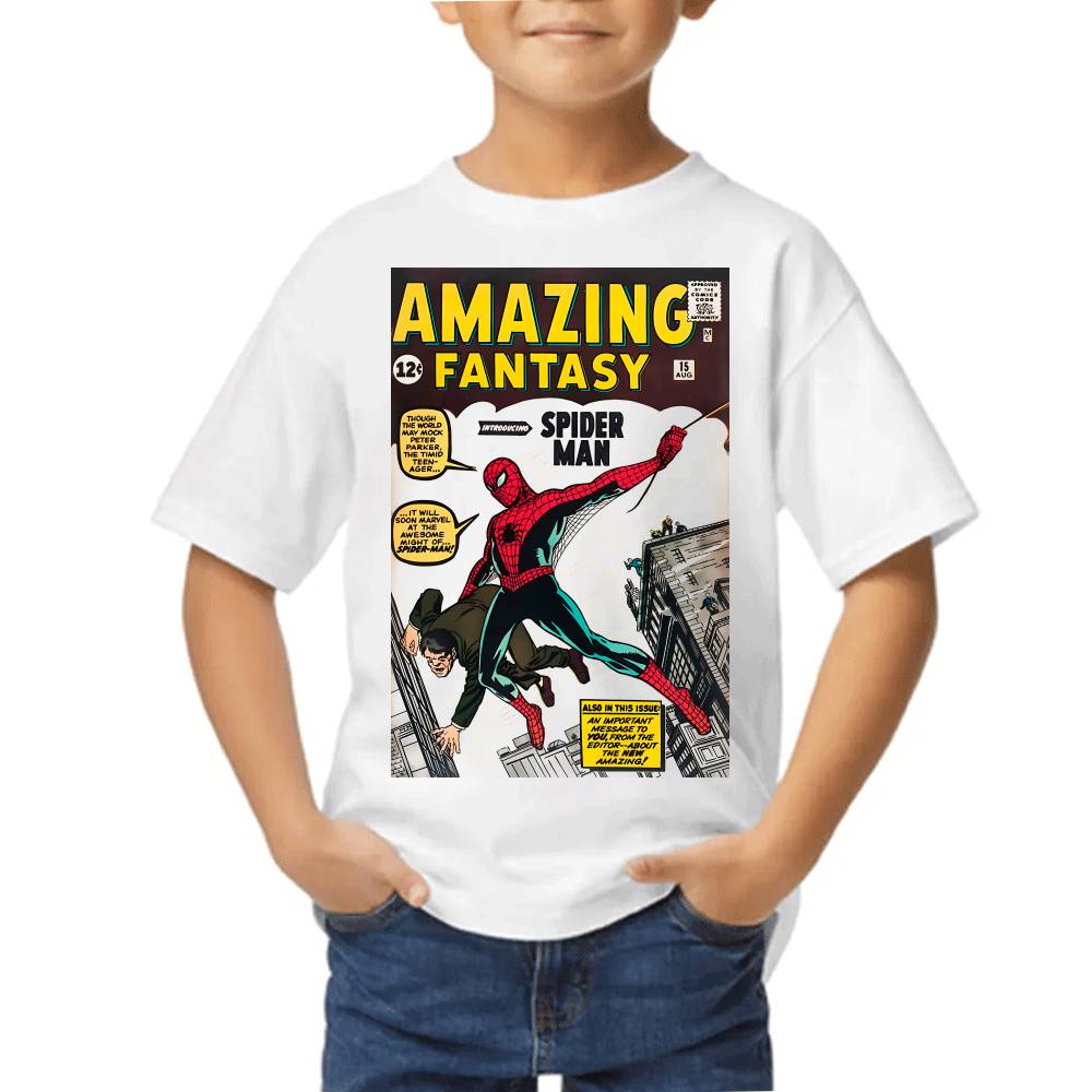 Playera de Niño SpiderMan Amazing Fantasy Comic #0003084
