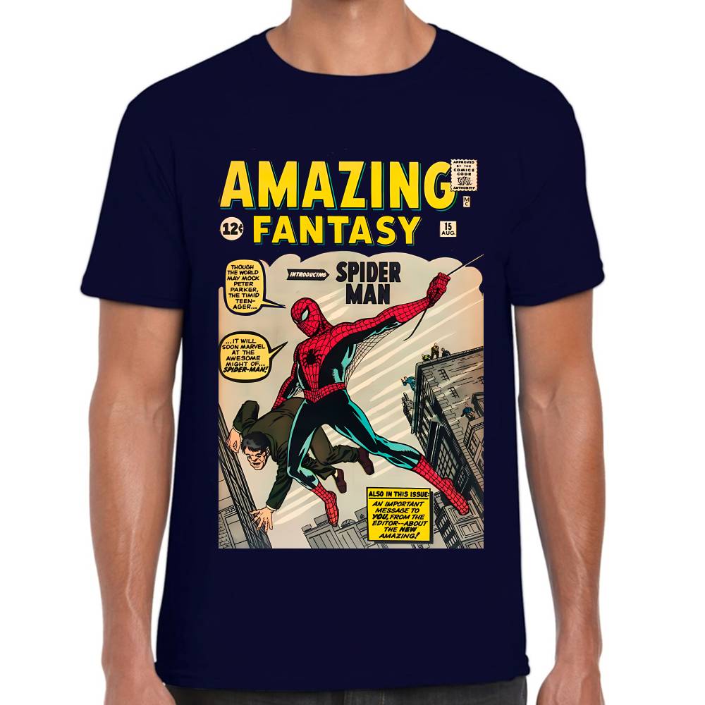 Playera SpiderMan Amazing Fantasy Comic #0003084