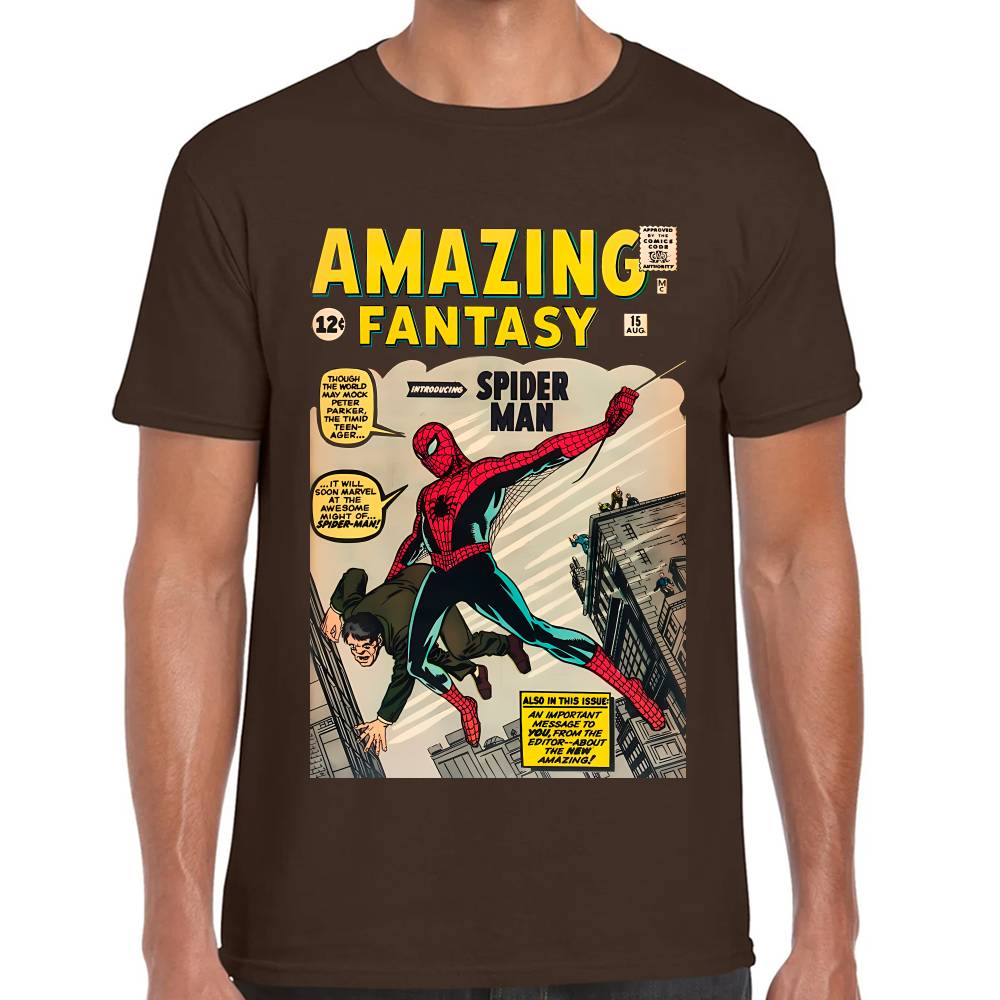 Playera SpiderMan Amazing Fantasy Comic #0003084
