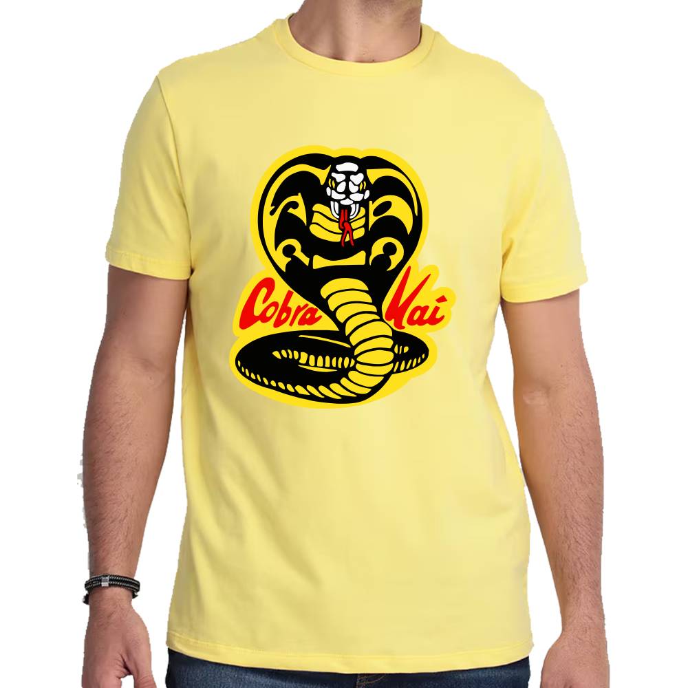 Playera Logo Cobra Kai Algodón Premium #0003085
