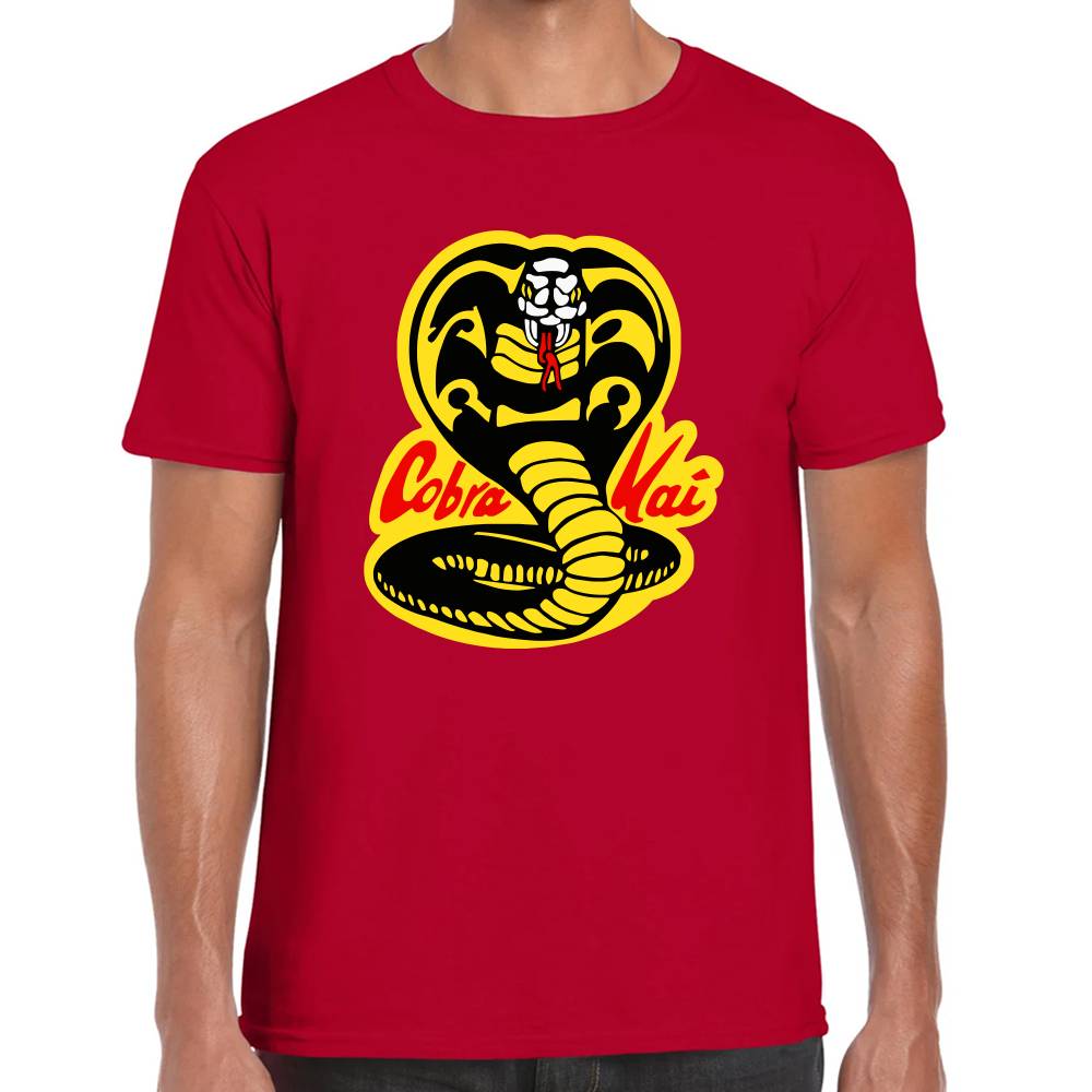 Playera Logo Cobra Kai Algodón Premium #0003085