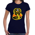 Playera Logo Cobra Kai Algodón Premium #0003085