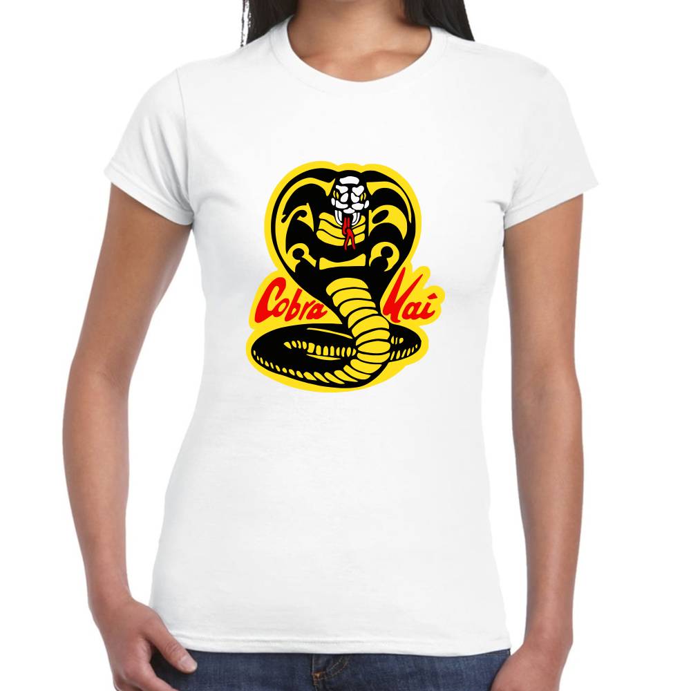 Playera Logo Cobra Kai Algodón Premium #0003085