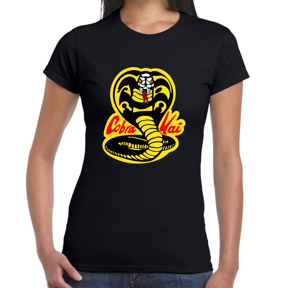 Playera Logo Cobra Kai Algodón Premium #0003085