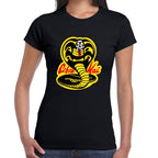 Playera Logo Cobra Kai Algodón Premium #0003085