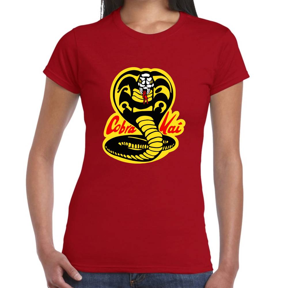 Playera Logo Cobra Kai Algodón Premium #0003085