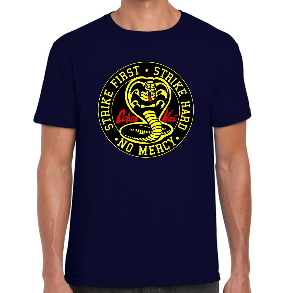 Playera Cobra Kai No Mercy Algodón Premium #0003086