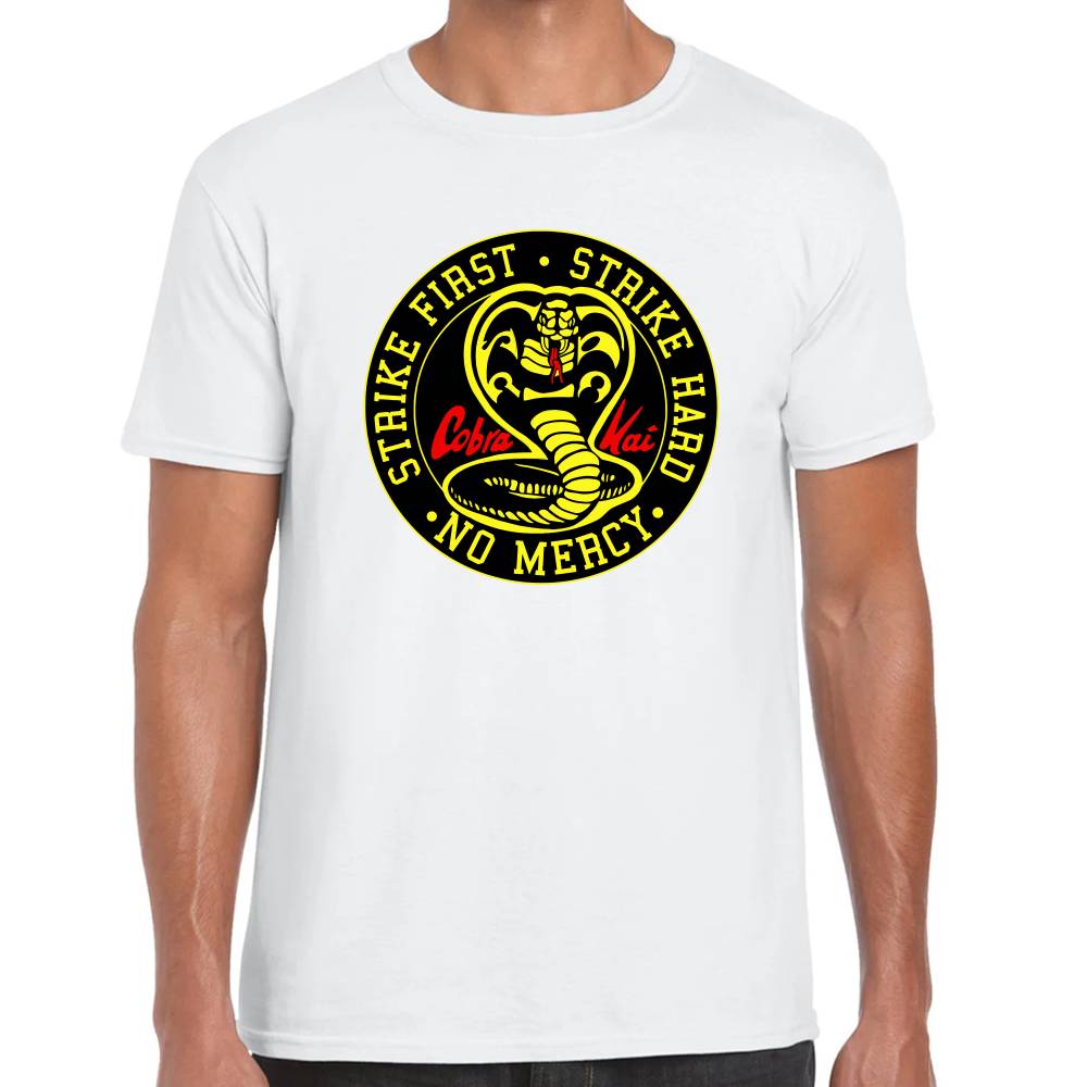 Playera Cobra Kai No Mercy Algodón Premium #0003086