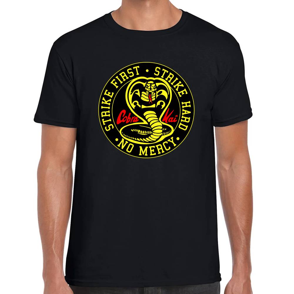 Playera Cobra Kai No Mercy Algodón Premium #0003086