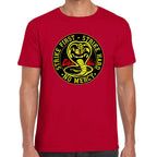 Playera Cobra Kai No Mercy Algodón Premium #0003086