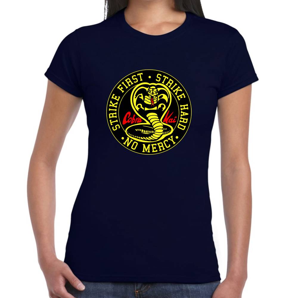 Playera Cobra Kai No Mercy Algodón Premium #0003086