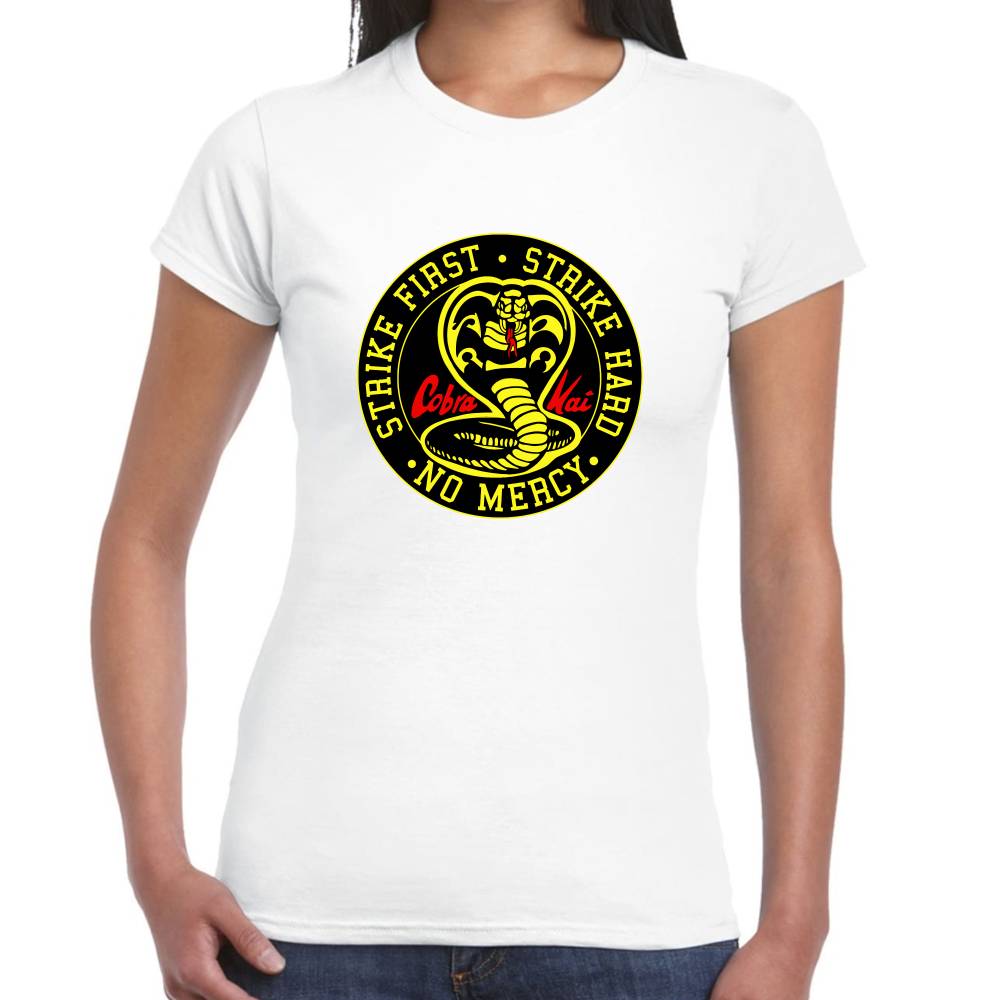 Playera Cobra Kai No Mercy Algodón Premium #0003086