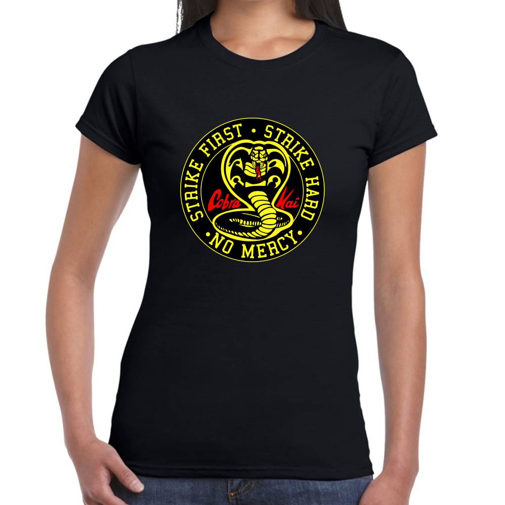 Playera Cobra Kai No Mercy Algodón Premium #0003086