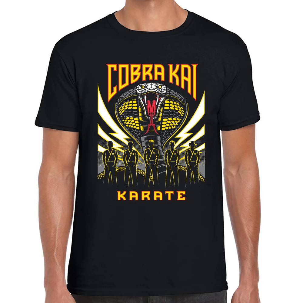 Playera Cobra Kai Karate Algodón Premium #0003087 Imagen principal del producto