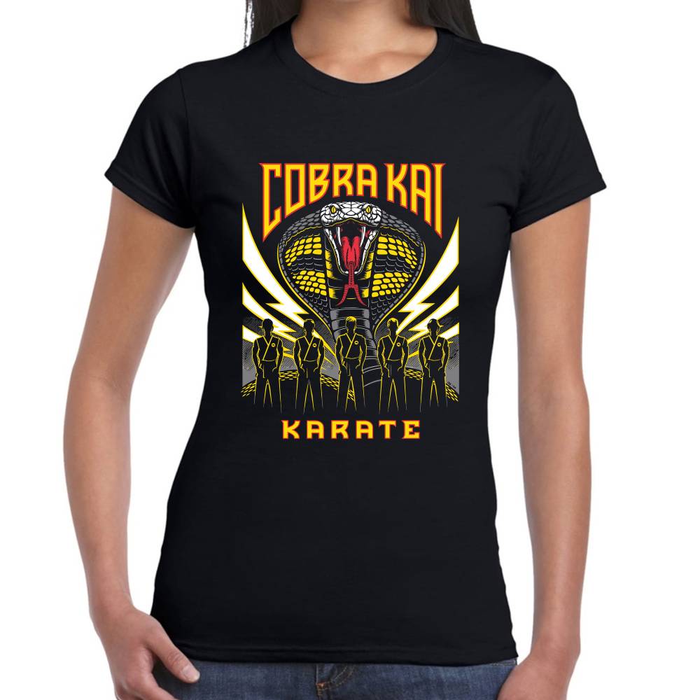 Playera Cobra Kai Karate Algodón Premium #0003087 Imagen secundaria del producto