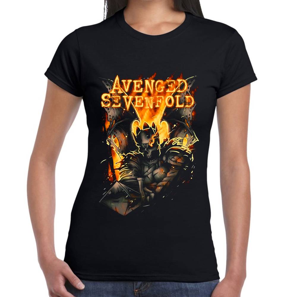 Playera Avenged Sevenfold Algodón Premium #0003091 Imagen secundaria del producto