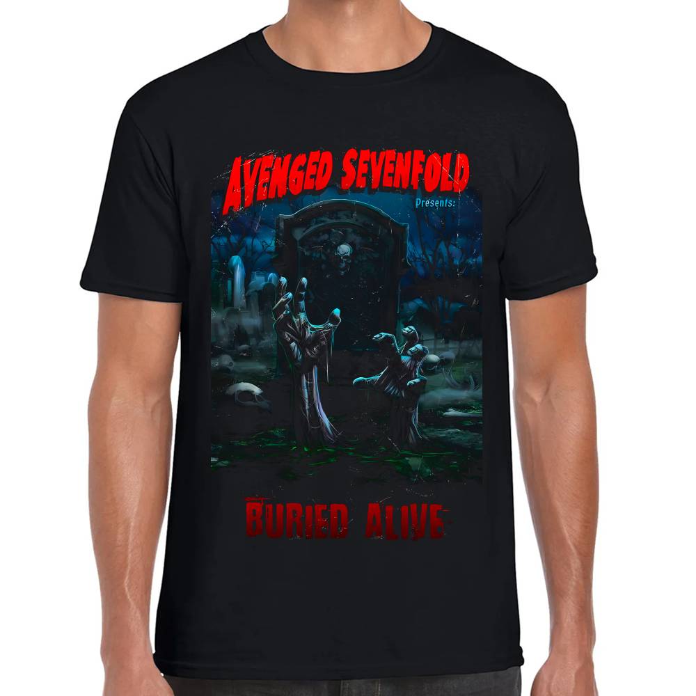 Playera Buried Alive Avenged Sevenfold Algodón Premium #0003097